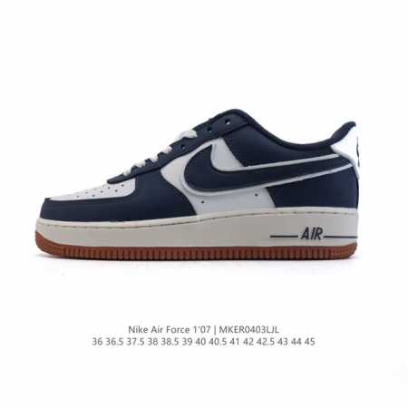 耐克 Nike Air Force 1 '07 Low 空军一号含气垫 小白鞋 低帮百搭厚底增高休闲运动板鞋。柔软、弹性十足的缓震性能和出色的中底设计，横跨复古 - 点击图像关闭