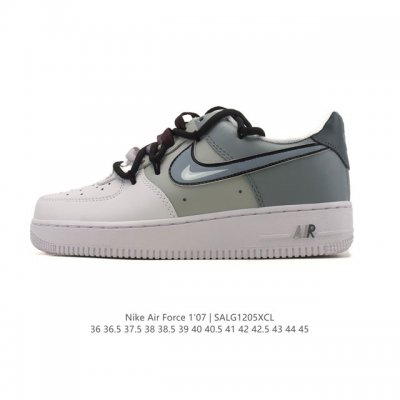 公司级 Af1耐克 Nike Air Force 1 ‘07 Low 空军一号 厚底增高百搭运动板鞋 原楦头原纸板 打造纯正空军版型，专注外贸渠道 全掌内置蜂窝