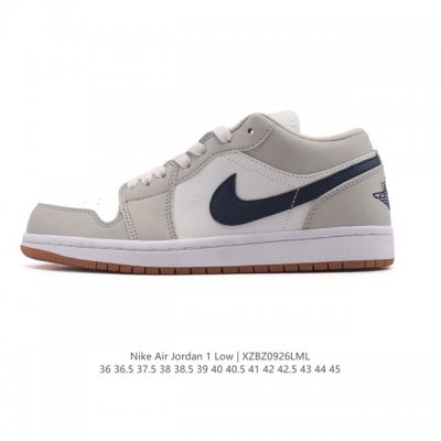 耐克 乔丹Air Jordan 1 Low Aj1 乔1 乔丹1代Aj1 低帮复古文化休闲运动篮球鞋。该鞋款从 1985 年元年款汲取设计灵感，焕新演绎简约经典