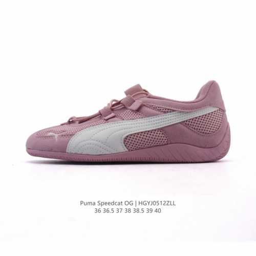新品 彪马 Puma Speedcat Ballet 芭蕾舞鞋玛丽珍鞋女士运动休闲鞋Puma彪马女鞋Speedcat Ls朴彩英同款赛车鞋 翻毛皮休闲鞋，Pum