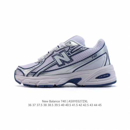 160 new Balance Mr740 Nb新百伦系列复古老爹风休闲运动慢跑鞋。采用轻质牛剖革拼接透气网眼衬垫织物鞋面材质 T-Beam大底提供足步弓支撑 - 点击图像关闭