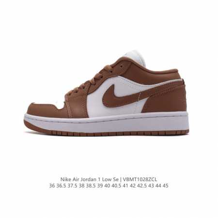 耐克 乔丹Air Jordan 1 Low AJ1 乔1 乔丹1代aj1 低帮复古文化休闲运动篮球鞋。从1985 年面世的元年款汲取设计灵感，采用简洁大方的经典 - 点击图像关闭