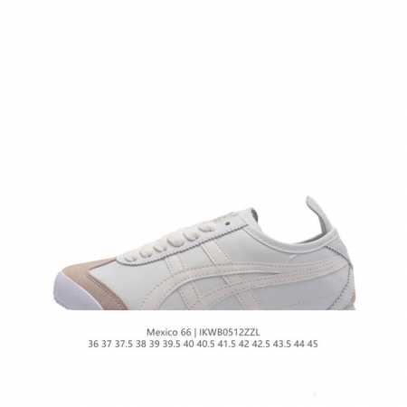 Asics 亚瑟士 男女鞋真标半码制 日产经典老牌-鬼塚虎 Onitsuka Tiger Mexico 66经典墨西哥系列复古经典百搭板鞋休闲运动鞋慢跑鞋。采用 - 点击图像关闭