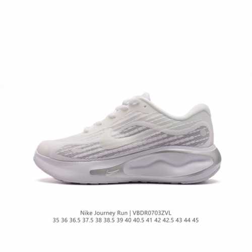 耐克 Nike Journey Run 男女子透气公路跑步鞋 搭载柔软厚实的 ComfiRide 泡绵缓震配置，助你征服充满挑战的路面，大步流星，微笑前行。该鞋