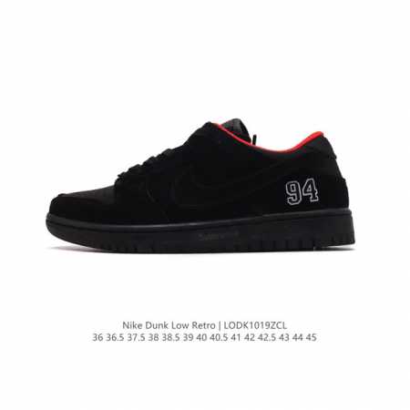 耐克 Nike Dunk Low Retro 运动鞋复古板鞋 作为 80 年代经典篮球鞋款，起初专为硬木球场打造，后来成为席卷街头的时尚标杆，现以经典细节和复古 - 点击图像关闭