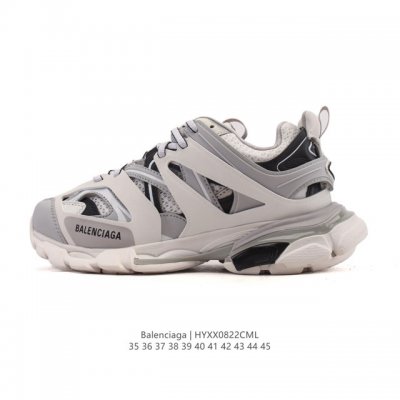 纯原Balenciaga巴黎世家 Track Trail 圆头系带 低帮复古老爹鞋 户外概念复古老爹鞋 老牌大厂Ok版本出品 专柜同步包装 原装大盒 细节精准对