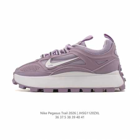 新品 耐克 Nike 小红书爆款 阿甘鞋女士夏季透气网面休闲爆款厚底增高运动高级时尚老爹鞋Nike Reactx pegasus Trail 2026 越野跑步 - 点击图像关闭