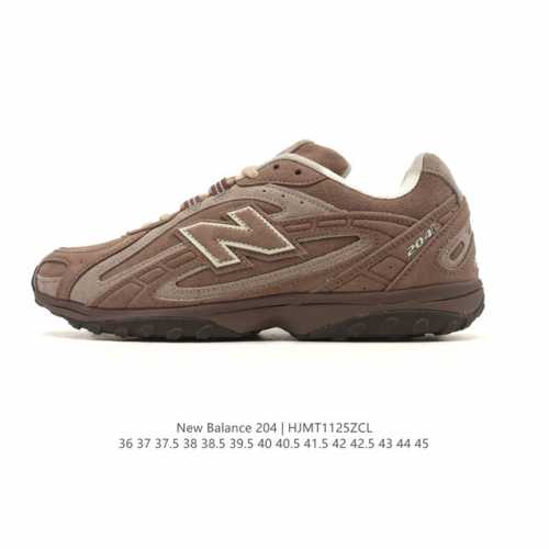 公司级 新百伦 2025年新款 New Balance 204L 2025年夏季登场：复古薄底鞋重塑都市运动美学时尚运动跑步鞋，以复古薄底设计与室内足球鞋灵感，
