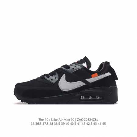 Off-White X Nike Air Max90 重磅联名 气垫运动板鞋 厚底增高男女鞋。Off-White X Nike Air Max90 2.0 Ow - 点击图像关闭