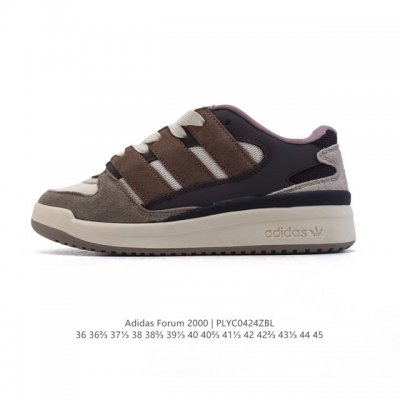新品 阿迪达斯 Adidas Originals Forum 0 舒适百搭 防滑耐磨 低帮 板鞋 男女同款 三叶草Forum 0 三叶草新款运动板鞋！ 谁能拒绝