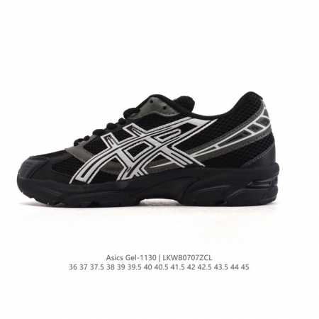 Asics 亚瑟士 新款情侣健步减震复古鞋Gel-1 男女时尚透气运动潮流耐磨休闲鞋 。选用网眼与皮革相接，复古而富有层次感。网布搭配银色金属感线条，虎爪 Lo - 点击图像关闭