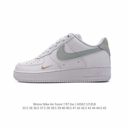 头层皮 耐克 Nike Air Force 1‘07 Ess 空军一号 Af1 运动鞋复古板鞋 厚底增高男女鞋。以实力演绎传奇篇章。从 80 年代的篮球场到现今 - 点击图像关闭