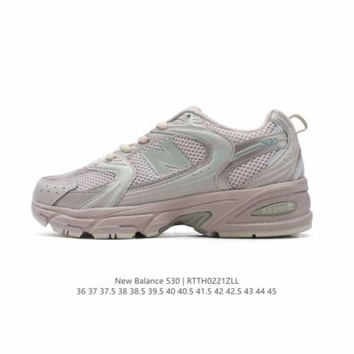 真标 新百伦 Nb530 New Balance 530 复跑古鞋 厚底增高老爹鞋 缓震运动慢跑鞋。Nb530这鞋双确实是Nb家经复典古款式之一，以全科新技诠释