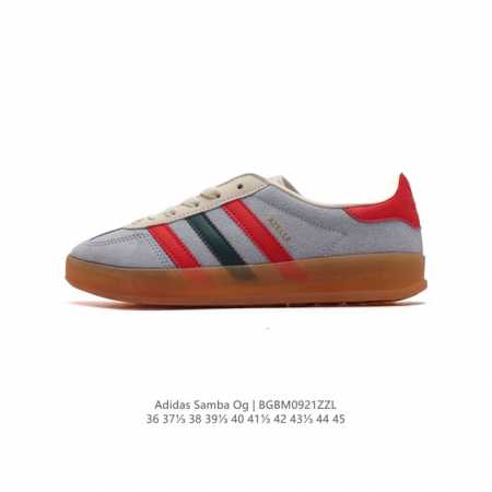 阿迪达斯 德训鞋 Adidas Originals Samba Og Shoes 经典运动鞋小白鞋 T头鞋 男女板鞋 彰显休闲摩登风情的时尚经典鞋。它诞生于50 - 点击图像关闭