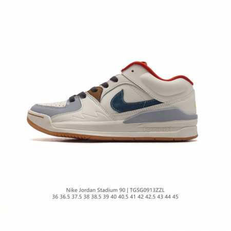 真标 耐克男女士运动板鞋 Nike Air Jordan Stadium 90 Stadium 乔丹 Aj 90 篮球鞋。Jordan Stadium 90充满 - 点击图像关闭