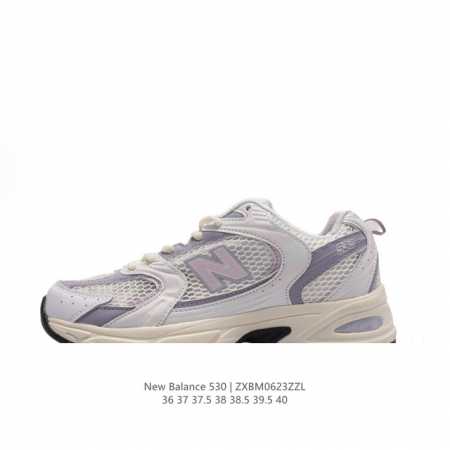 新百伦 NB530 New Balance 530 复跑古鞋NB530这鞋双确实是NB家经复典古款式之一，以全科新技诠释，成打功造530鞋款。鞋面保在持530基 - 点击图像关闭