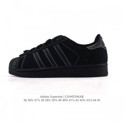 公司级 阿迪达斯 Adidas Superstar 2025年新款鞋子 蛇年新款经典贝壳头系列 新款休闲板鞋潮流男女士运动鞋 。鞋面柔软皮革拼接材质 标志性的贝