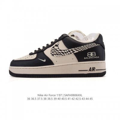 公司级 新款 Af1耐克 Nike Air Force 1 ‘07 Low 空军一号 气垫厚底增高百搭运动板鞋 原楦头原纸板 小白鞋 打造纯正空军版型，专注外贸
