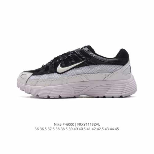 公司级 耐克 Nike 男女子休闲运动鞋p-6000Premium 轻便舒适透气防滑缓震耐磨跑步鞋。P-6000 是一款植根于 2000 年代风格的混合款式，让