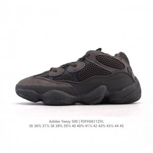 Adidas 阿迪达斯 Yeezy 500 椰子 男女复古老爹鞋跑步鞋厚底老爹鞋。要说 Yeezy 家族中最有质感的鞋款，那 Yeezy 500 绝对排得上号。