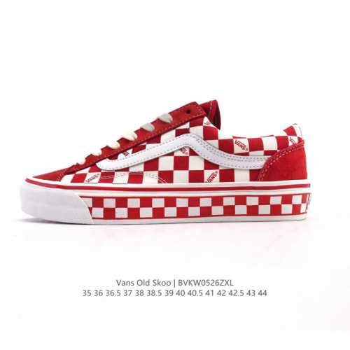 万斯Vans 运动板鞋 范斯官方 Old Skool低帮板鞋时尚复古 棋盘格 男女鞋潮流运动鞋 工艺 硫化1:1 重量1:1 真标 原钢印 材质标 鞋型标 合格