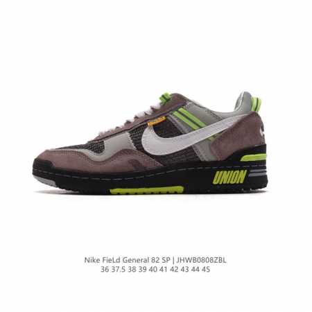 耐克 Union X Nike Field General 全新鞋款 男女款运动板鞋。Nike Field General 鞋型诞生于 1982 年，最初为足球 - 点击图像关闭