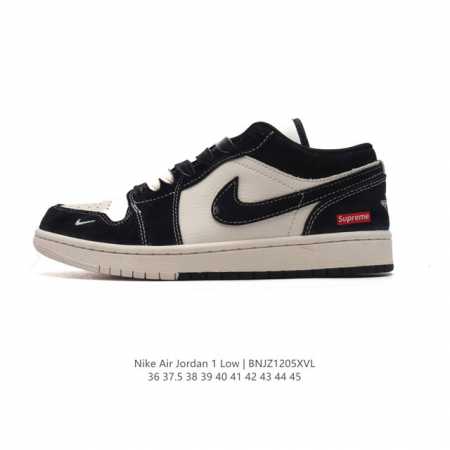 公司级 耐克 乔丹air Jordan 1 Low Aj1 乔1 乔丹1代aj1 低帮复古文化休闲运动篮球鞋。该鞋款从 1985 年元年款汲取设计灵感，焕新演绎 - 点击图像关闭