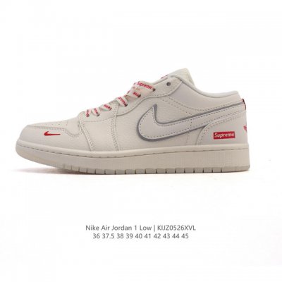 公司级 耐克 乔丹Air Jordan 1 Low Aj1 乔1 乔丹1代Aj1 低帮复古文化休闲运动篮球鞋 从1985 年面世的元年款汲取设计灵感 采用简洁大
