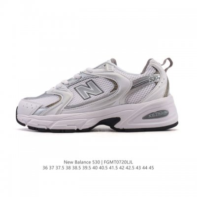 真标 新百伦 Nb530 New Balance 530 复跑古鞋 厚底增高老爹鞋 缓震运动慢跑鞋。Nb530这鞋双确实是Nb家经复典古款式之一，以全科新技诠释
