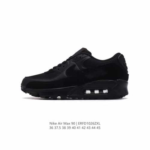 NIKE耐克运动鞋 Air max 90 健身运动跑鞋休闲鞋 复古风十足！Air Max 90 作为 Nike 旗下最经典的鞋型之一，凭借着百搭的造型，获得众多