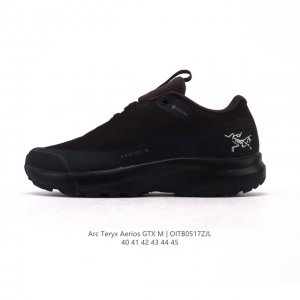 公司级 始祖鸟 Arc Teryx Aerios Gxt登山靴 防水加强版男士系列加强版户外防水帮登山鞋徒步鞋 轻量支撑长距离越野跑鞋 轻便透气户外运动鞋 耐磨