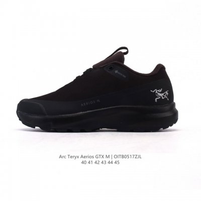公司级 始祖鸟 Arc Teryx Aerios Gxt登山靴 防水加强版男士系列加强版户外防水帮登山鞋徒步鞋 轻量支撑长距离越野跑鞋 轻便透气户外运动鞋 耐磨