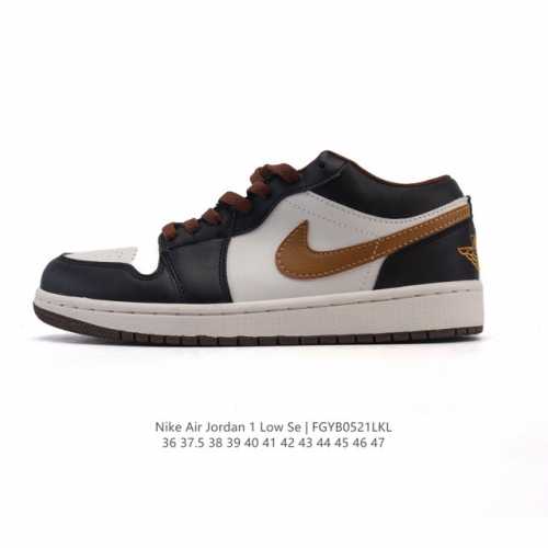 耐克 乔丹Air Jordan 1 Low Aj1 乔1 乔丹1代Aj1 低帮复古文化休闲运动篮球鞋 从1985 年面世的元年款汲取设计灵感 采用简洁大方的经典