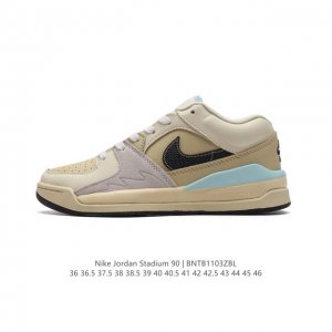 真标 耐克 Nike Air Jordan Stadium AJ90 潮流运动板鞋 aj90 FB2269-104 充满了对TinkerHathield 原创设