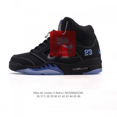 公司级 耐克 Nike Air Jordan 5 Retro 高帮男款运动鞋 乔丹之子 Aj5 乔丹5代 Aj5 乔5 乔丹5 高邦 乔丹篮球运动鞋 高帮复古休