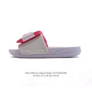 耐克 Nike Offcourt Adjust Slide 防滑耐磨 缓震 魔术贴 防水 沙滩拖鞋 外穿运动凉拖鞋 休闲家居拖鞋，经典的一字魔术贴设计，简约而不