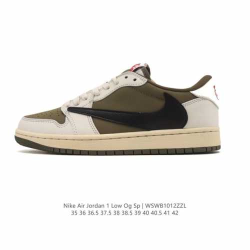 纯原 特价真标 耐克 Nike Air Jordan 1 Low Og Sp Military Blue Aj1乔1倒勾 2025年新款 低帮篮球鞋 Aj1 乔