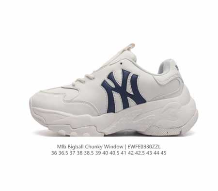 韩国mlb 男女复古老爹 Mlb Bigball Chunky Window 复古印花 男女厚底增高纽约洋基队老爹运动休闲鞋 Mlb他们家老爹鞋一直都是深受大家 - 点击图像关闭
