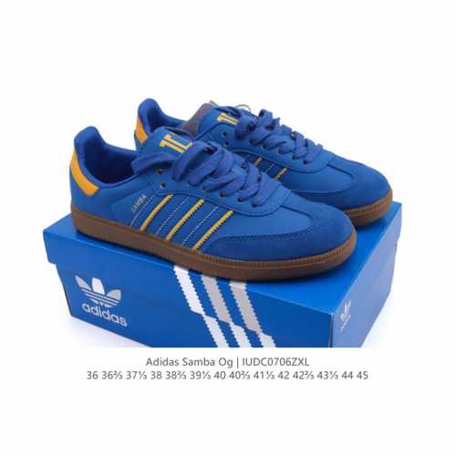 阿迪达斯 德训鞋 Adidas Originals Samba Og Shoes 经典运动鞋小白鞋 T头鞋 男女士板鞋 彰显休闲摩登风情的时尚经典鞋。它诞生于5