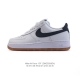 180 耐克 Nike Air Force 1 '07 Low 空军一号 小白鞋 含气垫 低帮百搭厚底增高休闲运动板鞋。柔软、弹性十足的缓震性能和出色的中底设计