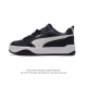 Puma 彪马 男女运动板鞋，原楦原纸版开发版型，采用环保纤维革组合翻毛皮饰片鞋面材质，外置耐磨橡胶大底蕾哈娜同系面包鞋太好看了！彪马puma Park Lif