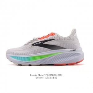 新品公司级 布鲁克斯Brooks Ghost 幽灵 17 经典鞋款厚底增高运动老爹鞋，Max 坐垫。搭载 Dna Loft V3 氮气超临界发泡中底，前掌厚度