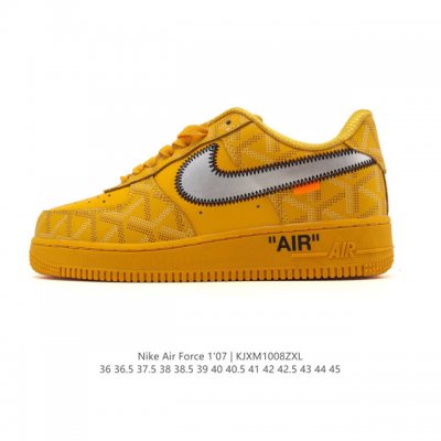 耐克 Nike Air Force 1 '07 Low 空军一号含气垫 低帮百搭厚底增高休闲运动板鞋。柔软、弹性十足的缓震性能和出色的中底设计，横跨复古与现代的