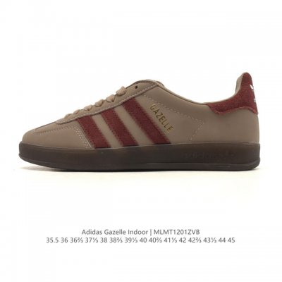 真标 Adidas 阿迪达斯 男女运动鞋 三叶草Sambavegan休闲鞋 德训鞋 复古板鞋经典运动鞋。采用环保设计的焕新Adidas Samba经典鞋, 柔软