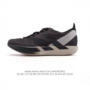 新品 阿迪达斯 Adidas Adidas Adizero Adios 9 舒适百搭防滑耐磨 低帮跑步鞋 男女同款 超轻稳定透气缓震 男女子马拉松运动跑步鞋 I