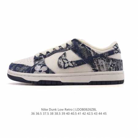耐克 Nike Dunk Low Retro 运动鞋复古板鞋。作为 80 年代经典篮球鞋款，起初专为硬木球场打造，后来成为席卷街头的时尚标杆，现以经典细节和复古 - 点击图像关闭