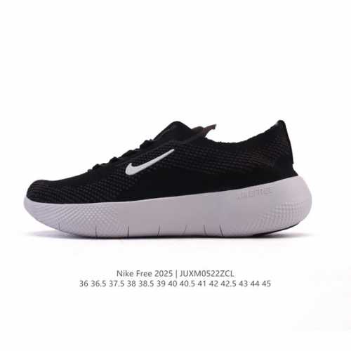 新品 耐克 Nike Free 2025 训练鞋 夏季飞织透气缓震运动鞋 Hf2720Nike Free 2025新款 Nike Free 2025 厚底增高老