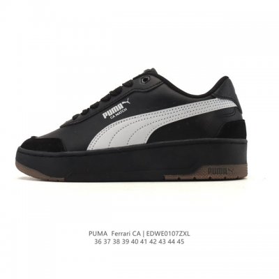 彪马 男女鞋 Puma Ferrari赛车鞋来袭，Puma X Ferrari 联名时尚复古运动板鞋。这双鞋专为赛车运动爱好者设计，富有赛车风格的同时，兼具潮酷