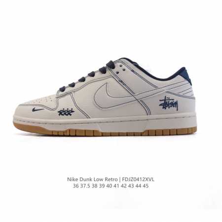 公司级 耐克 Nike Dunk Low Retro 运动鞋复古板鞋2025年新款，作为 80 年代经典篮球鞋款，起初专为硬木球场打造，后来成为席卷街头的时尚标 - 点击图像关闭