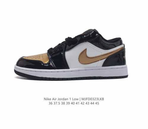 耐克 乔丹air Jordan 1 Low Aj1 乔1 乔丹1代aj1 低帮复古文化休闲运动篮球鞋 该鞋款从 19 年元年款汲取设计灵感 焕新演绎简约经典外观